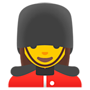 💂‍♀️ Emoji Guardia Mujer en Google 15.0.
