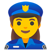 Émoji 👮‍♀️ Policière sur Google 15.0.