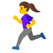Emoji 🏃‍♀️ Donna Che Corre su Google 15.0.