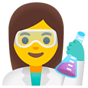 👩‍🔬 Emoji Cientista Mulher na Google 15.0.