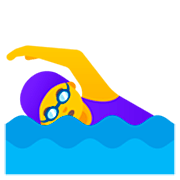 Mujer Nadando Google 15.0.