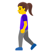 🚶‍♀️ Emoji Mulher Andando na Google 15.0.