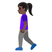 Mulher Andando: Pele Escura Google 15.0.