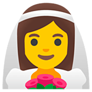Emoji 👰‍♀️ Donna con il velo su Google 15.0.