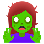 Émoji 🧟‍♀️ Zombie Femme sur Google 15.0.