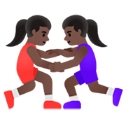 Mujeres Luchando, Tono De Piel Oscuro Google 15.0.