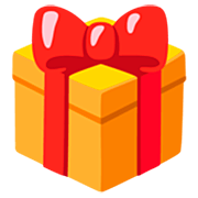 Émoji 🎁 Cadeau sur Google 15.0.