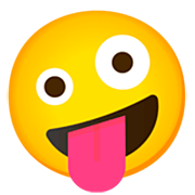 🤪 Emoji Cara De Loco en Google 15.0.