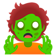 Emoji 🧟 Zombie su Google 15.0.