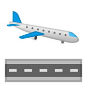 Émoji 🛬 Avion à L’atterrissage sur Google Android 10.0 March 2020 Feature Drop.