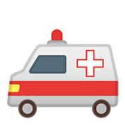 Emoji 🚑 Ambulanza su Google Android 10.0 March 2020 Feature Drop.