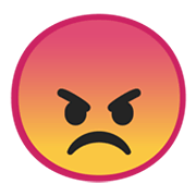 Emoji 😠 Faccina Arrabbiata su Google Android 10.0 March 2020 Feature Drop.