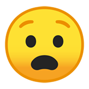 😧 Emoji Rosto Angustiado na Google Android 10.0 March 2020 Feature Drop.