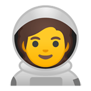 🧑‍🚀 Emoji Astronaut(in) Google Android 10.0 March 2020 Feature Drop.