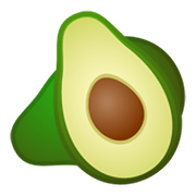 Emoji 🥑 Avocado su Google Android 10.0 March 2020 Feature Drop.