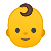 Emoji 👶 Neonato su Google Android 10.0 March 2020 Feature Drop.