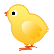 Emoji 🐤 Pulcino su Google Android 10.0 March 2020 Feature Drop.