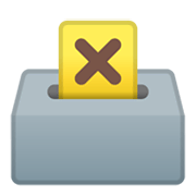Emoji 🗳️ Urna Elettorale Con Scheda su Google Android 10.0 March 2020 Feature Drop.