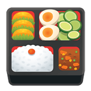 Émoji 🍱 Boîte Déjeuner sur Google Android 10.0 March 2020 Feature Drop.
