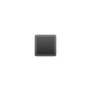 Emoji ▪️ Quadrato Nero Piccolo su Google Android 10.0 March 2020 Feature Drop.