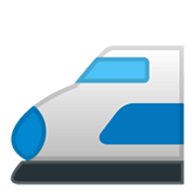 Emoji 🚅 Treno Alta Velocità Punta Arrotondata su Google Android 10.0 March 2020 Feature Drop.