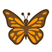 Émoji 🦋 Papillon sur Google Android 10.0 March 2020 Feature Drop.