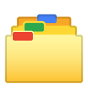 Emoji 🗂️ Divisori Per Schedario su Google Android 10.0 March 2020 Feature Drop.