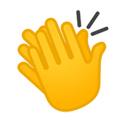 👏 Emoji Mãos Aplaudindo na Google Android 10.0 March 2020 Feature Drop.