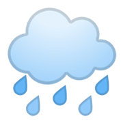 🌧️ Emoji Wolke mit Regen Google Android 10.0 March 2020 Feature Drop.