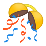 Emoji 🎊 Coriandoli su Google Android 10.0 March 2020 Feature Drop.