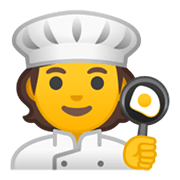 Émoji 🧑‍🍳 Cuisinier (tous Genres) sur Google Android 10.0 March 2020 Feature Drop.