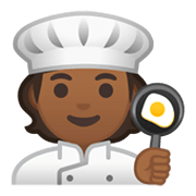 Émoji 🧑🏾‍🍳 Cuisinier (tous Genres) : Peau Mate sur Google Android 10.0 March 2020 Feature Drop.