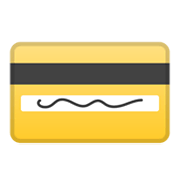 Emoji 💳 Carta Di Credito su Google Android 10.0 March 2020 Feature Drop.