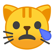 😿 Emoji Rosto De Gato Chorando na Google Android 10.0 March 2020 Feature Drop.