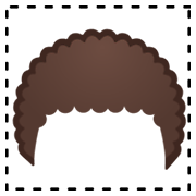 Émoji 🦱 Cheveux Bouclés sur Google Android 10.0 March 2020 Feature Drop.