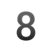 8️ Emoji Numero ocho en Google Android 10.0 March 2020 Feature Drop.