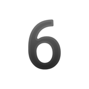 6️ Emoji Numero seis en Google Android 10.0 March 2020 Feature Drop.