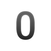 Émoji 0️ Chiffre zéro sur Google Android 10.0 March 2020 Feature Drop.