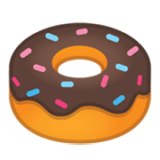 Émoji 🍩 Doughnut sur Google Android 10.0 March 2020 Feature Drop.