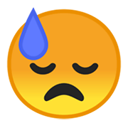😓 Emoji Cara Con Sudor Frío en Google Android 10.0 March 2020 Feature Drop.