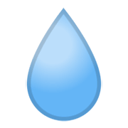 Émoji 💧 Goutte D’eau sur Google Android 10.0 March 2020 Feature Drop.