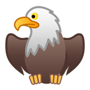 Emoji 🦅 Aquila su Google Android 10.0 March 2020 Feature Drop.