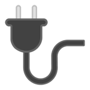 Émoji 🔌 Câble Avec Fiche électrique sur Google Android 10.0 March 2020 Feature Drop.
