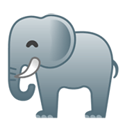 Emoji 🐘 Elefante su Google Android 10.0 March 2020 Feature Drop.