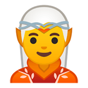 Emoji 🧝 Elfo su Google Android 10.0 March 2020 Feature Drop.