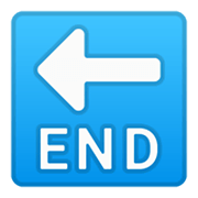 🔚 Emoji Flecha END en Google Android 10.0 March 2020 Feature Drop.