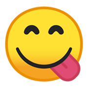 😋 Emoji Cara Saboreando Comida en Google Android 10.0 March 2020 Feature Drop.
