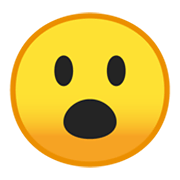 Emoji 😮 Faccina Con Bocca Aperta su Google Android 10.0 March 2020 Feature Drop.
