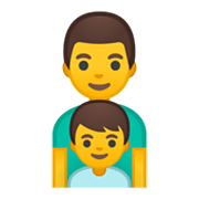 👨‍👦 Emoji Família: Homem E Menino na Google Android 10.0 March 2020 Feature Drop.