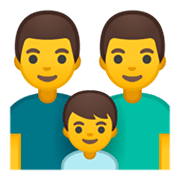 👨‍👨‍👦 Emoji Família: Homem, Homem E Menino na Google Android 10.0 March 2020 Feature Drop.